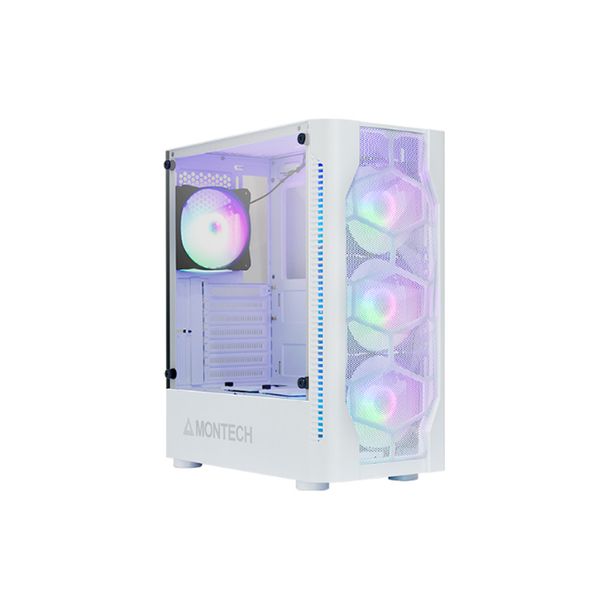 Case Montech X1 White - 4 FAN RGB