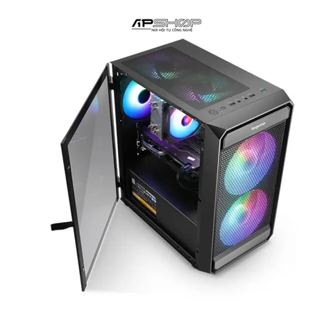 Case Segotep ARTIST 2F RGB Black  Chính hãng