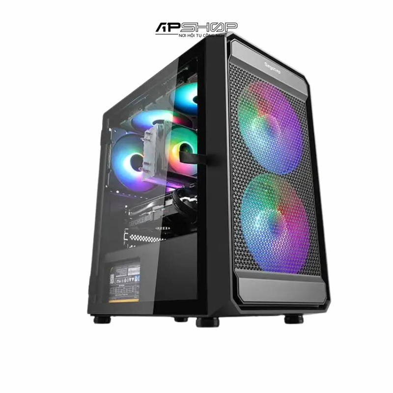 Case Segotep ARTIST 2F RGB Black | Chính hãng