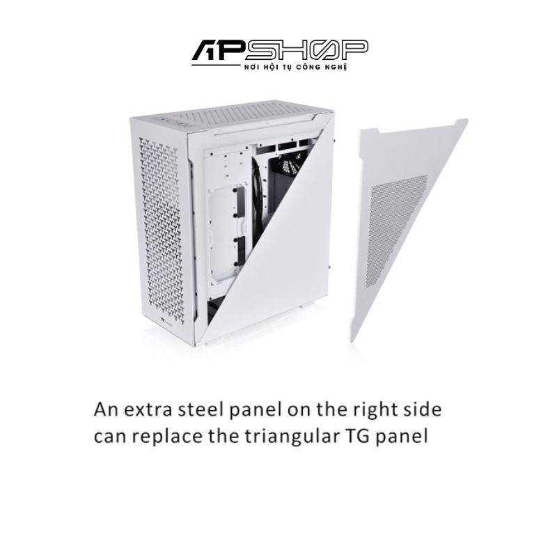 Case Thermaltake Divider 500 TG Air Snow ARGB  Chính hãng