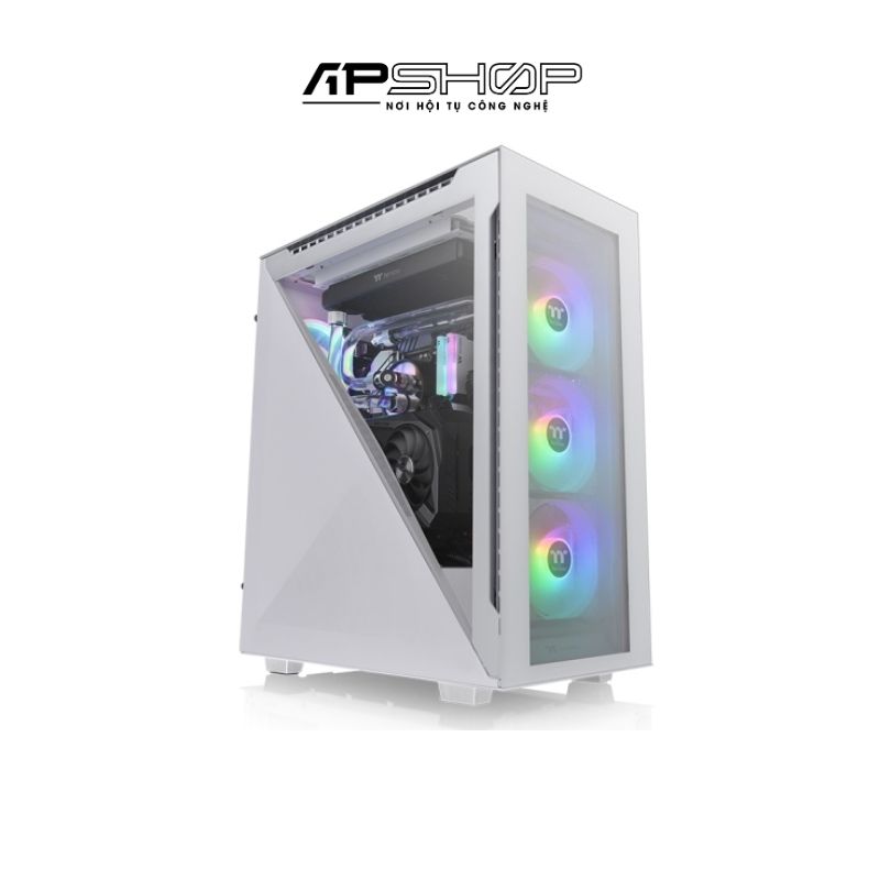 Case Thermaltake Divider 500 TG Snow ARGB | Chính hãng