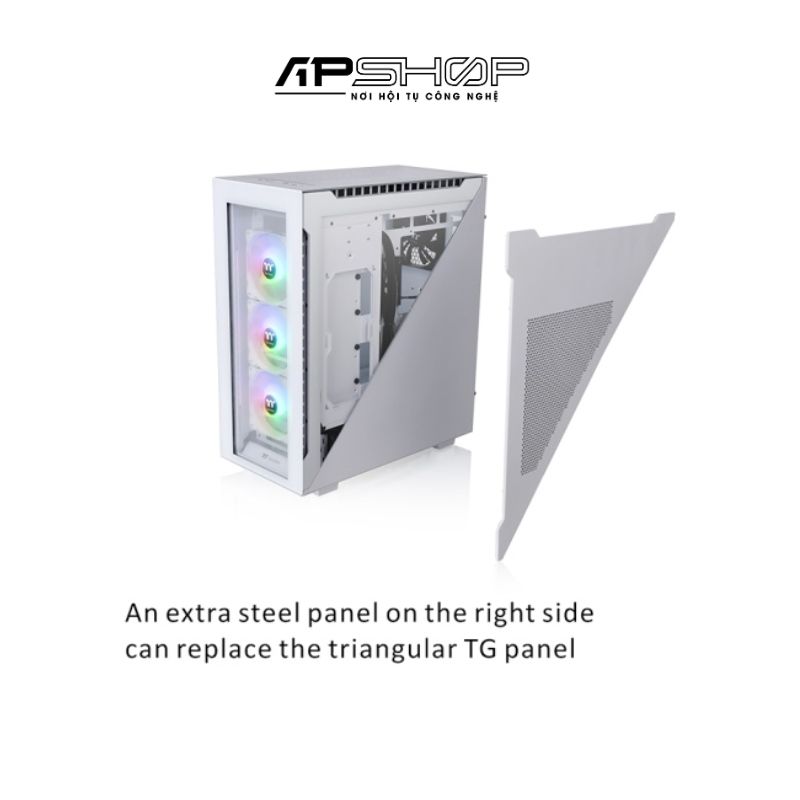 Case Thermaltake Divider 500 TG Snow ARGB | Chính hãng