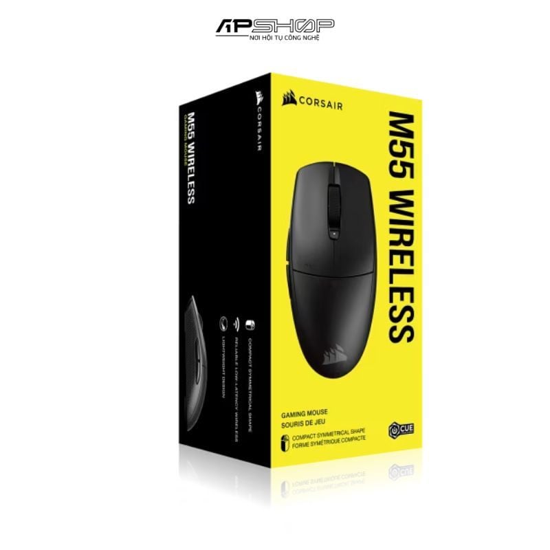 Chuột không dây Corsair M55 Black