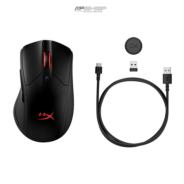 Chuột HyperX Pulsefire Dart Wireless RGB 112g - Hàng chính hãng