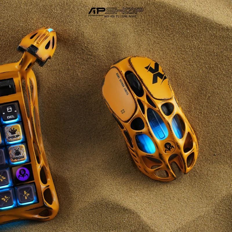 Chuột không dây Gravastar Mercury X-Pro - Battle Worn Yellow