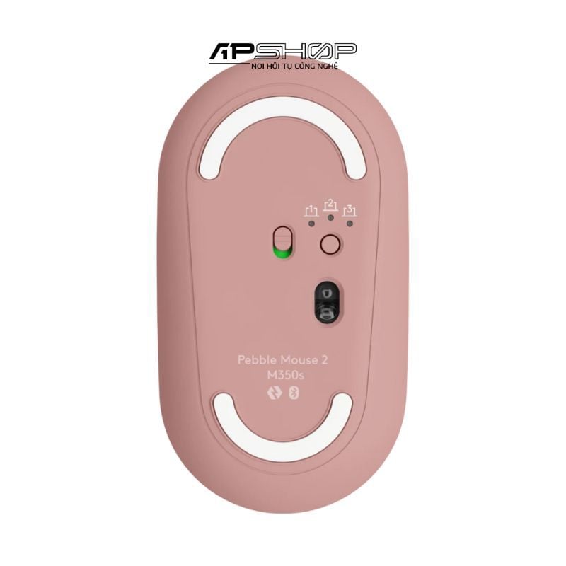 Chuột không dây Logitech Pebble Mouse 2 M350s | Hồng-2