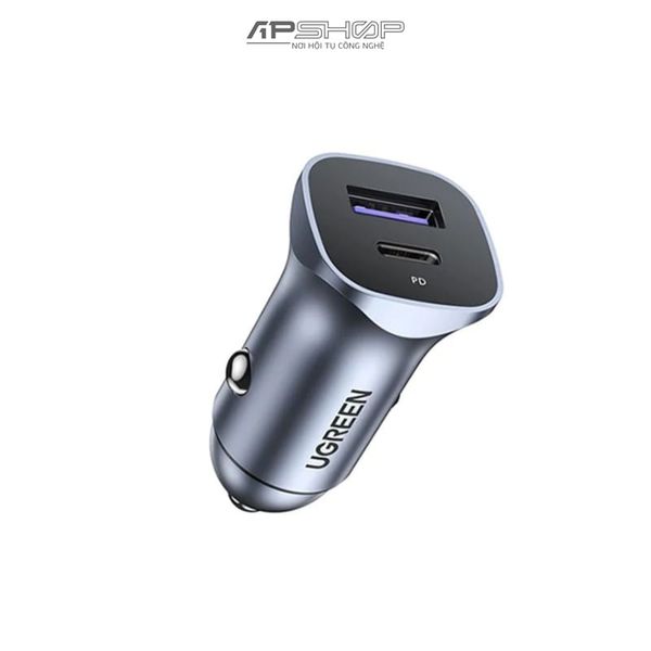 Cóc Sạc UGREEN A+C Dual-Port Car Charger PD30W+SCP22.5W 40858