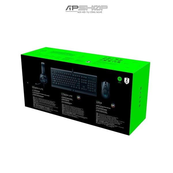 Combo Bàn phím Chuột Tai nghe Razer Power Up Bundle