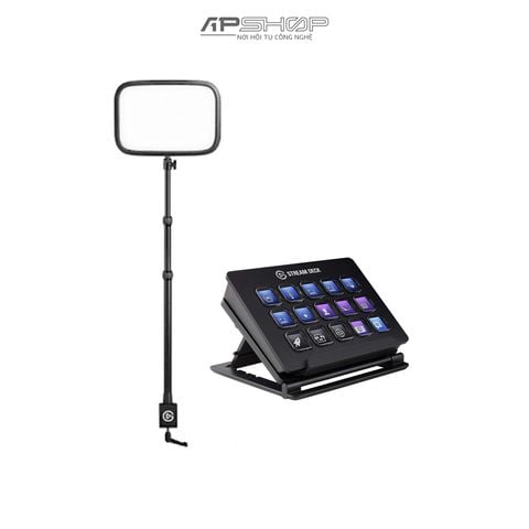 Combo Đèn Elgato Keylight & Streamdeck 15 Phím |