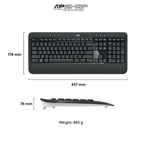 Combo phím chuột Logitech MK540 Advanced