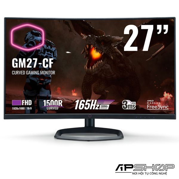 Màn hình CoolerMaster GM27-CF - 165Hz cong