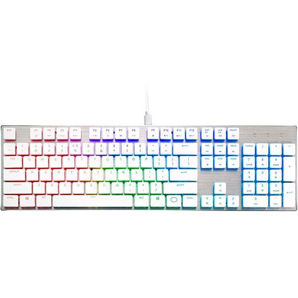 Bàn phím CoolerMaster SK650 RGB White