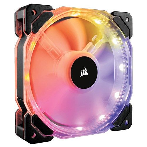 Fan Corsair HD120 RGB LED - Kit 3 Fan