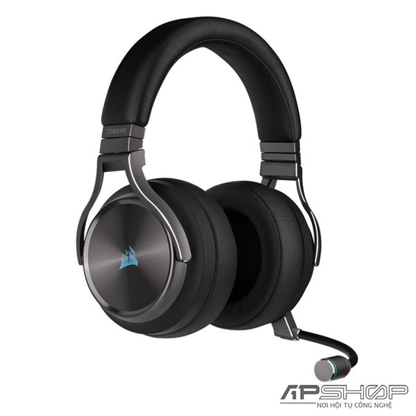 Tai Nghe Corsair Virtuoso RGB Wireless SE - Gunmetal