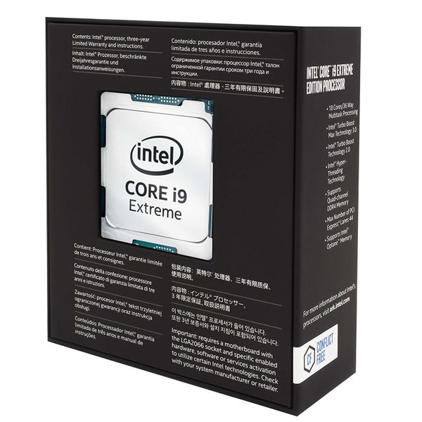 CPU Intel Core I9 7980XE Extreme Edition Processor