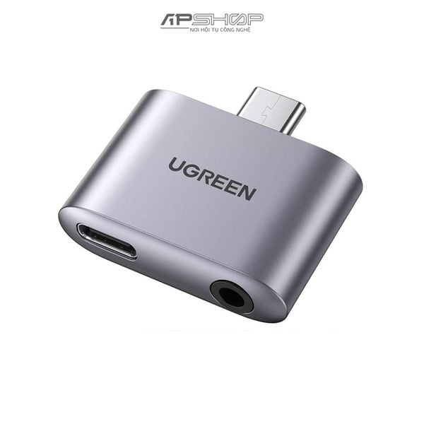 SoundCard âm thanh UGREEN USB C to 3.5mm Audio Adapter with Power Supply CM231