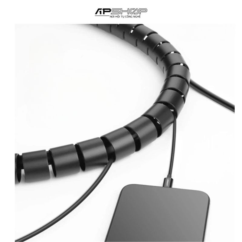 Dây ống xoắn PE Ugreen | bảo vệ các loại dây an toàn và tiện dụng