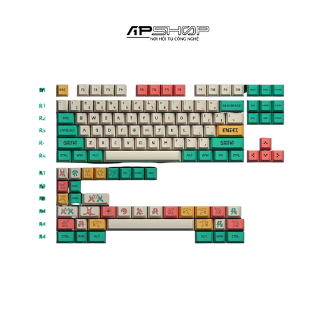 Dancing Cat Keycap Set