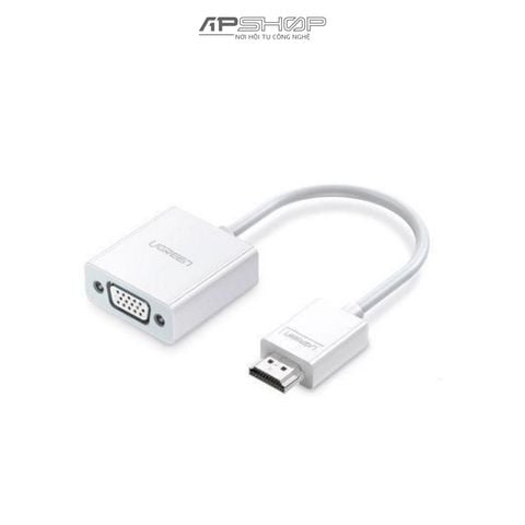 Cáp Chuyển Đổi HDMI to VGA Ugreen CM270 | Hỗ Trợ 1080P 60Hz