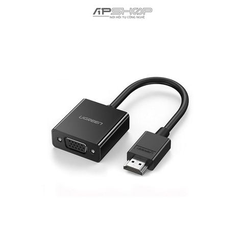 Cáp Chuyển Đổi HDMI to VGA Ugreen CM270 | Hỗ Trợ 1080P 60Hz