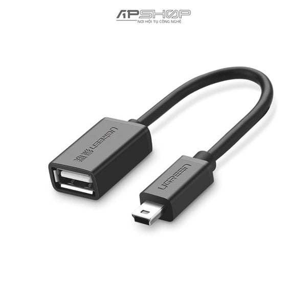 Đầu Chuyển UGREEN Mini USB Male to USB Female OTG Cable US249