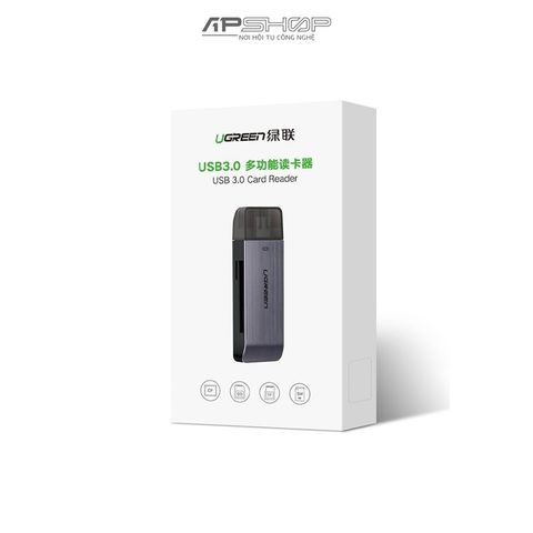 Đầu đọc thẻ nhớ UGREEN USB-A 3.0 to TF/SD/CF/MS Multifunction Card Reader Multi-Read CM180