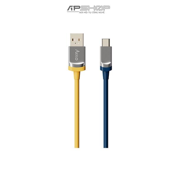 Dây Cáp Custom AKKO Macaw USB C | Chính hãng