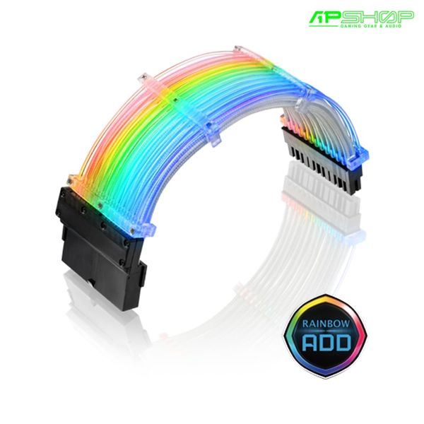 Dây Cáp Nguồn Nối Dài 24 Pin ATX RAIJINTEK FOS ADD CABLE RGB