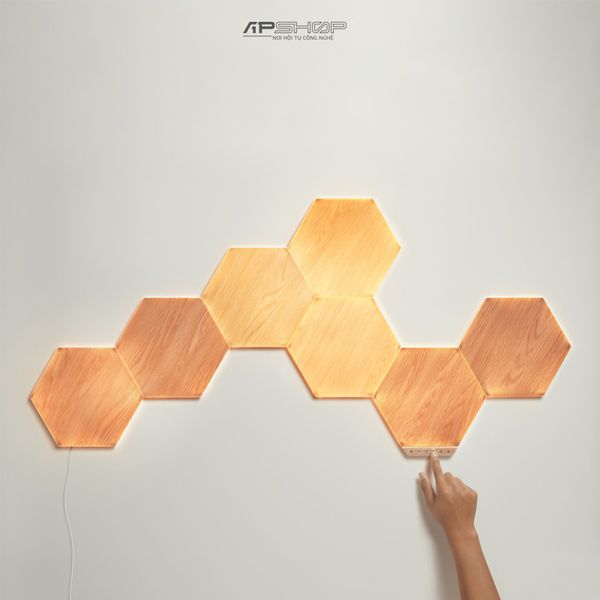 Đèn thông minh Nanoleaf Elements Hexagon Smarter Kit 7 Pack - Hàng chính hãng