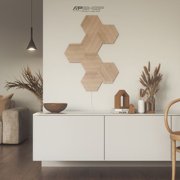 Đèn thông minh Nanoleaf Elements Hexagon Smarter Kit 7 Pack - Hàng chính hãng