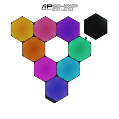 Đèn thông minh Nanoleaf Shapes Lục Giác 3 ô đèn (bộ mở rộng) - Đen