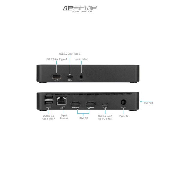 Hub Universal USB C DV4K Docking Station with 65W Power Delivery Targus