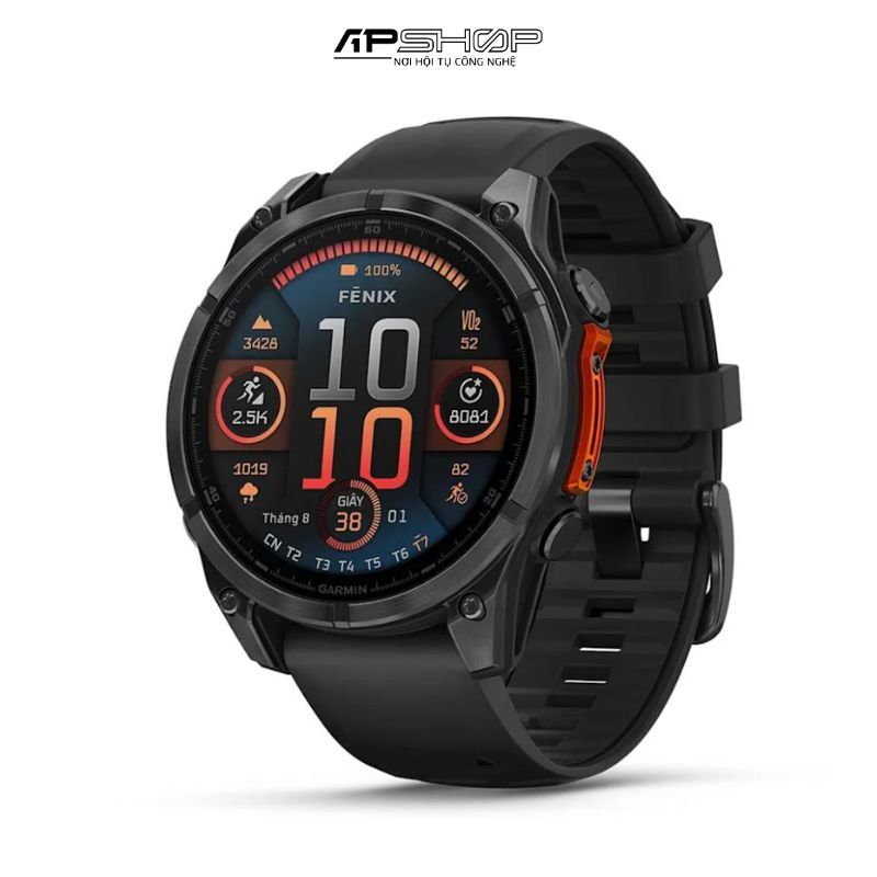 Đồng hồ thông minh Garmin fenix 8 47mm | AMOLED | Mặt kính