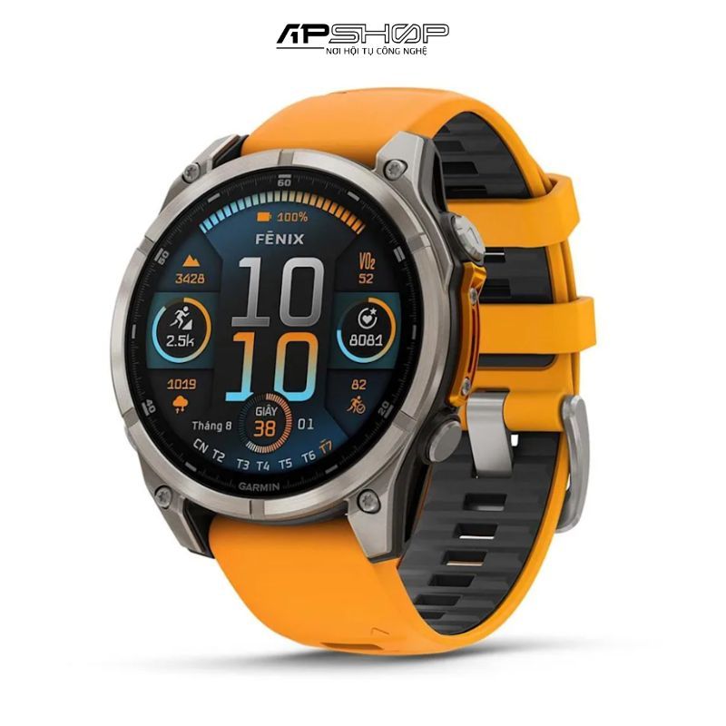 Đồng hồ thông minh Garmin fenix 8 47mm | AMOLED | Sapphire