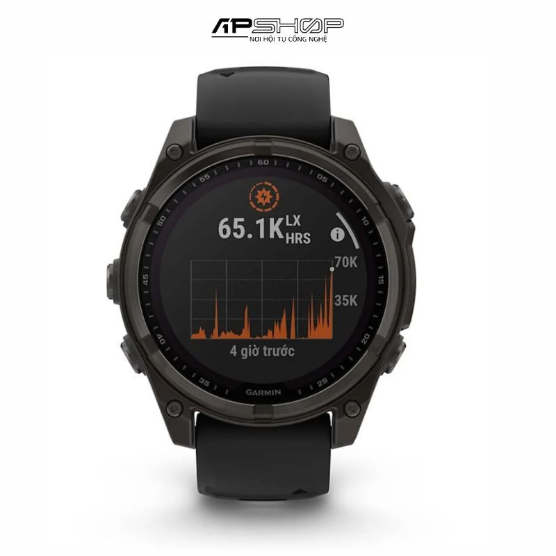 Đồng hồ thông minh Garmin fenix 8 47mm | Sapphire | Solar