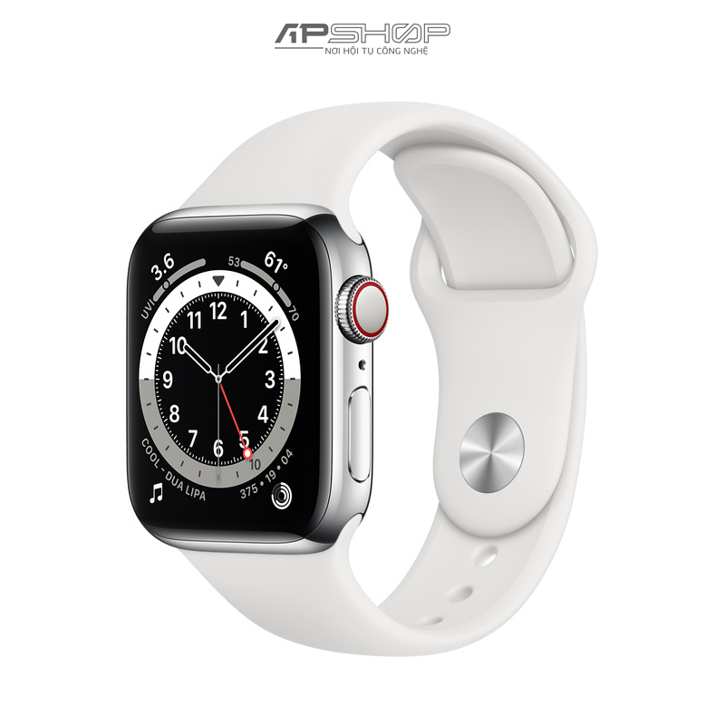 Apple Watch Series 6 GPS + Cellular 40mm Stainless Steel Case | Thép Không Gỉ - Hàng chính hãng Apple