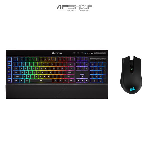 Corsair Wireless Gaming K57 RGB Wireless + Harpoon RGB Wireless - Hàng chính hãng