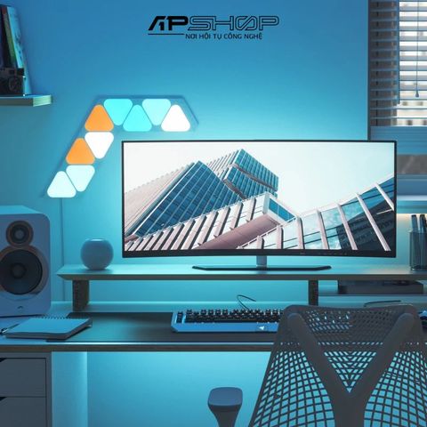 Đèn thông minh Nanoleaf Shapes Tam Giác Mini 9 ô đèn (bộ khởi động)