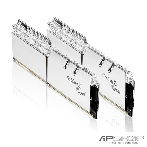 Ram GSKill Trident Z Royal 32GB 2x16GB Bus 3000 DDR4 - C16 - Silver