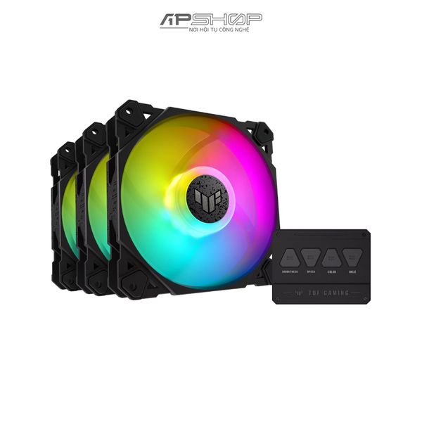 Fan ASUS TUF Gaming TF120 ARGB Fan - Triple Fan Kit with ARGB Controller | Black