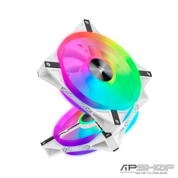 Fan Corsair iCUE QL140 RGB - Kit 2 Fan White