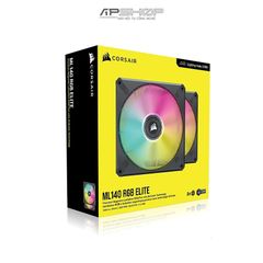 Fan Corsair Kit 2 Fan 140mm Corsair ML140 RGB ELITE LED kèm Node Core | Chính hãng