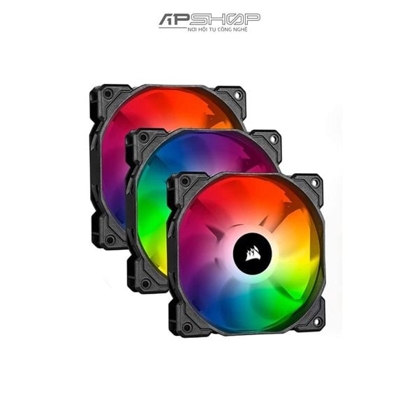 Fan Corsair 120mm SP120 RGB ELITE Kit 3 fan - Hàng chính hãng