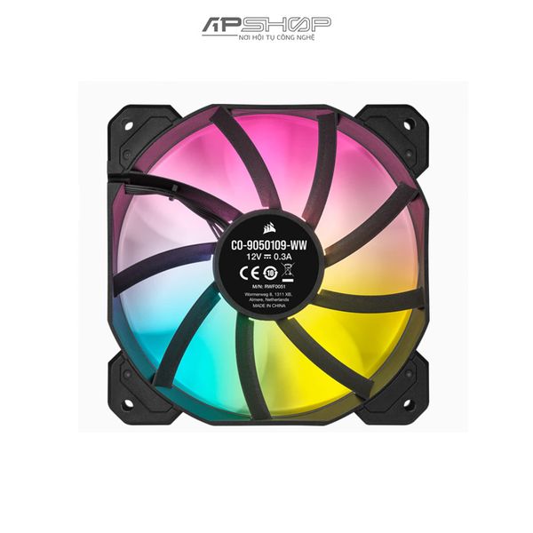 Fan Corsair 120mm SP120 RGB ELITE Kit 3 fan - Hàng chính hãng