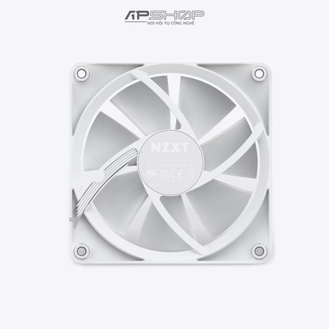 Fan NZXT F120 RGB Matte White 3 Fan 120mm | Chính hãng