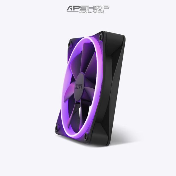 Fan NZXT F120 RGB Matte Black 3 Fan 120mm | Chính hãng