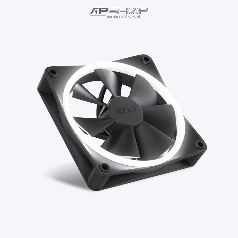 Fan NZXT F120 RGB Matte Black 3 Fan 120mm | Chính hãng