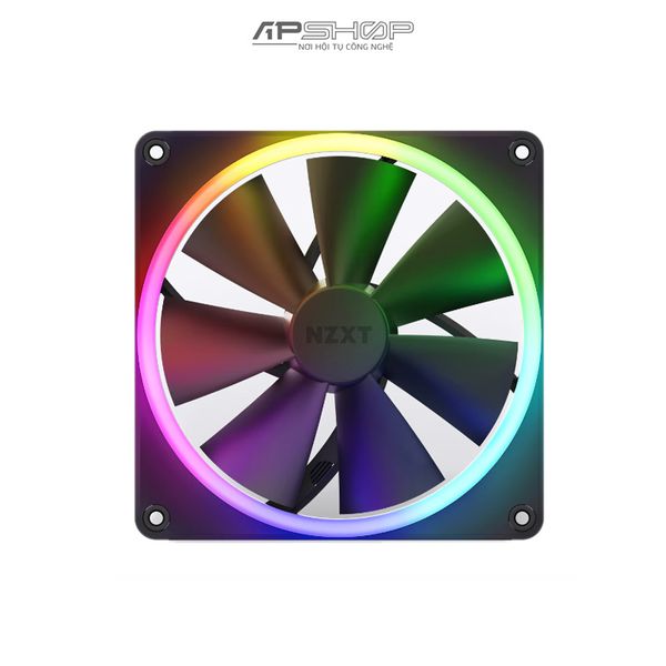 Fan NZXT F140 RGB Matte Black 140mm | Chính hãng