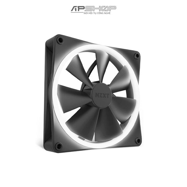 Fan NZXT F140 RGB Matte Black 2 Fan 140mm | Chính hãng