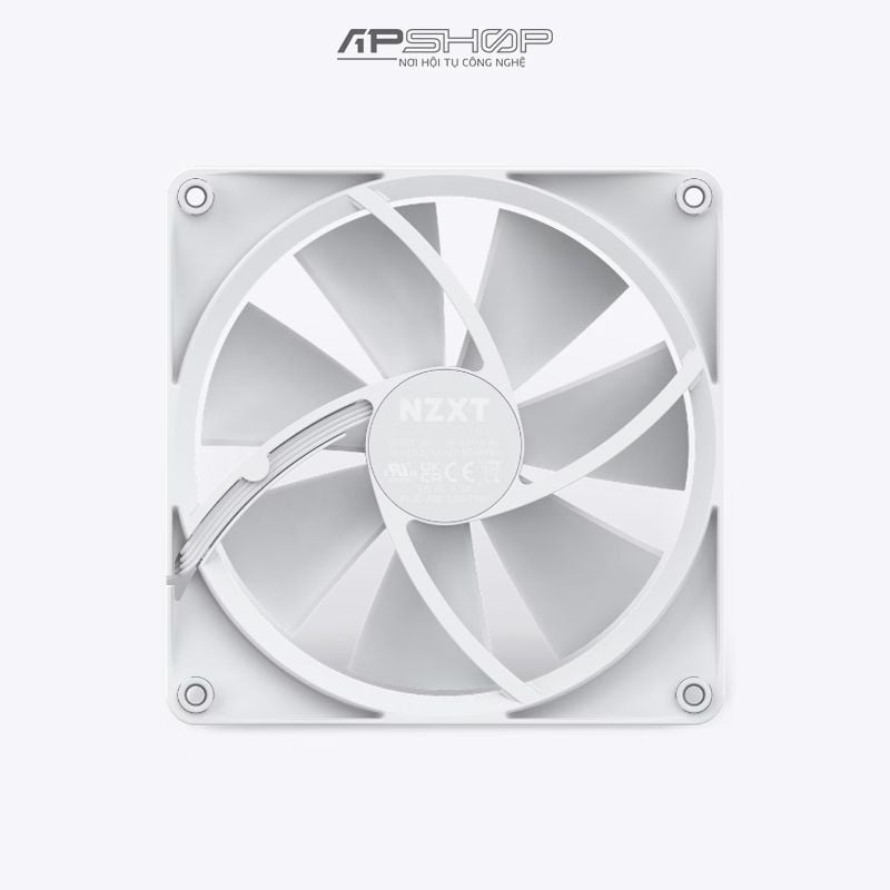 Fan NZXT F140 RGB Matte White 140mm | Chính hãng